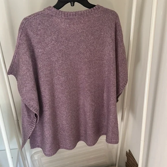 NWOT Purple LOFT the modern poncho - Picture 7 of 8